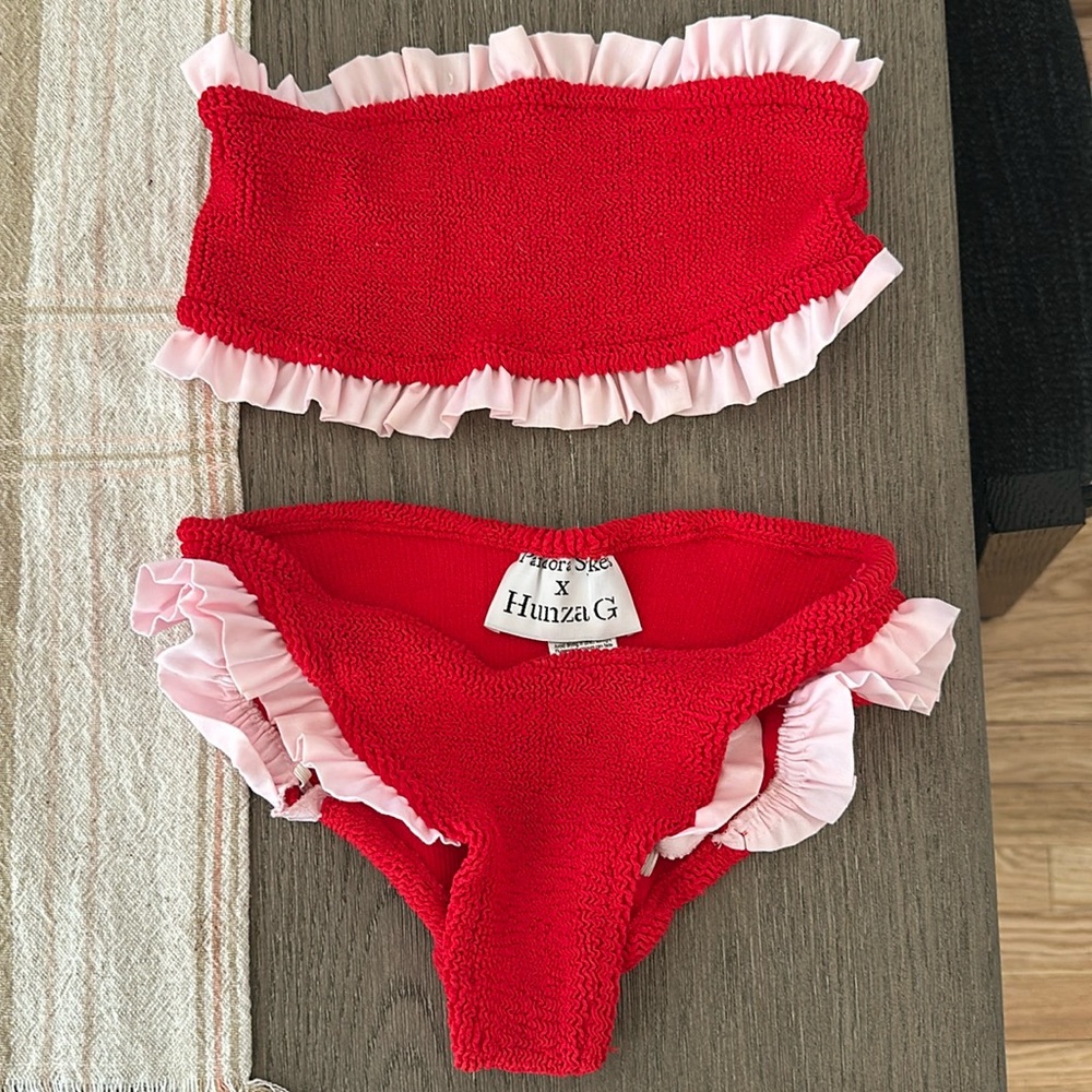 Hunza g x pandora sykes swimsuit bikini